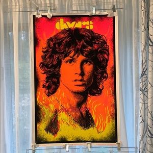 Vintage DOORS 1988 Blacklight Poster.